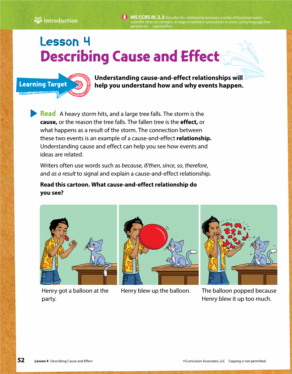 Describing Cause And Effect - Docslib