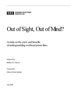Out of Sight, out of Mind?