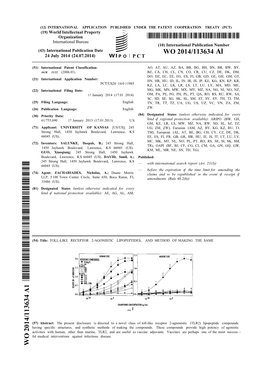 WO 2014/113634 Al 24 July 2014 (24.07.2014) P O P C T