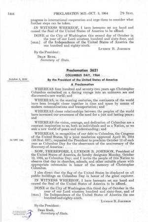 Proclamation 3621-Oct