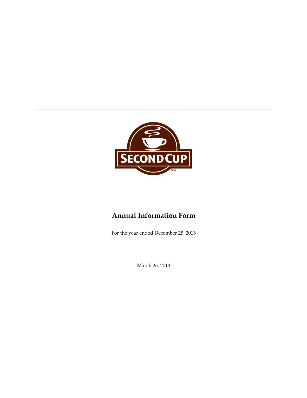 2014 Annual Information Form