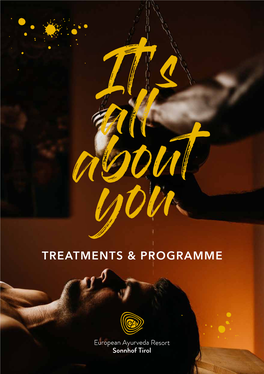 Treatments & Programme
