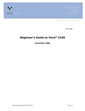 Beginner's Guide to Vevo® 2100