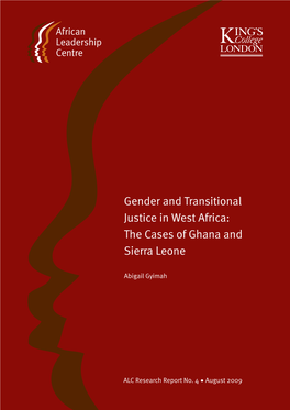 Gender and Transitional Justice in West Africa: the Cases of Ghana and Sierra Leone