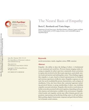 The Neural Basis of Empathy