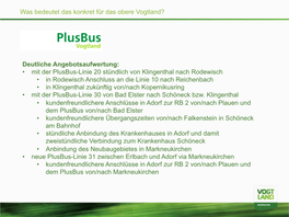 Plusbus Vogtland