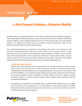 Pointbase Micro
