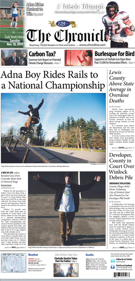 Adna Boy Rides Rails to a National Championship