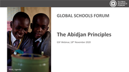 The Abidjan Principles