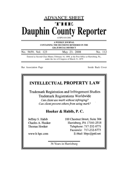 Dauphin County Reporter (USPS 810-200)