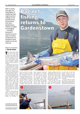 Bag Net Fishing Returns to Gardenstown