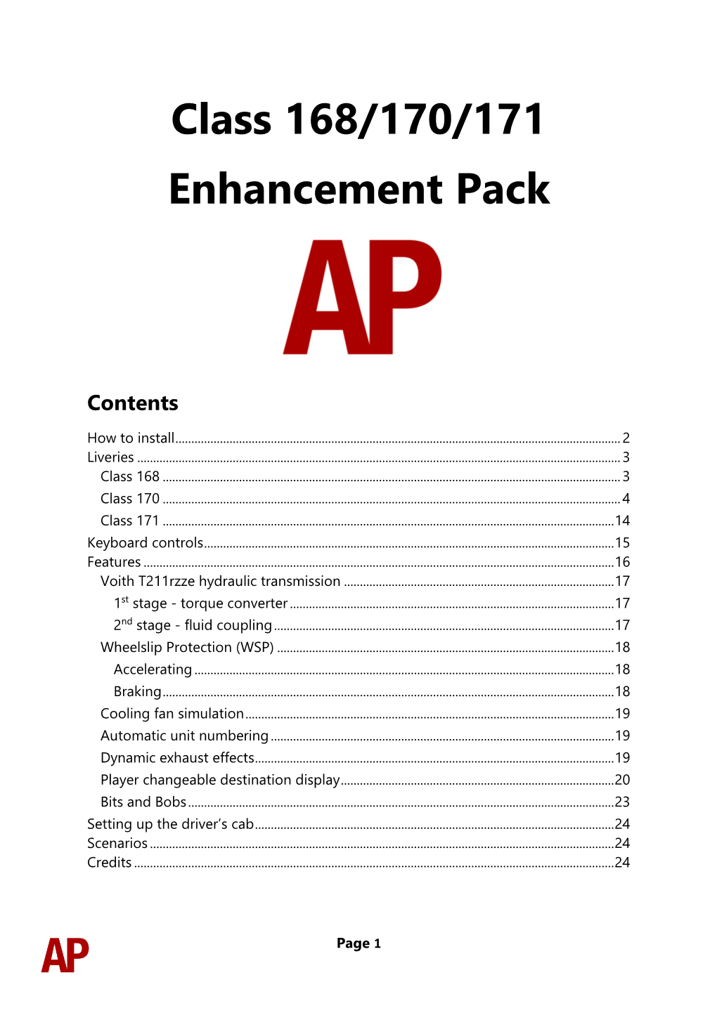 Class 168/170/171 Enhancement Pack