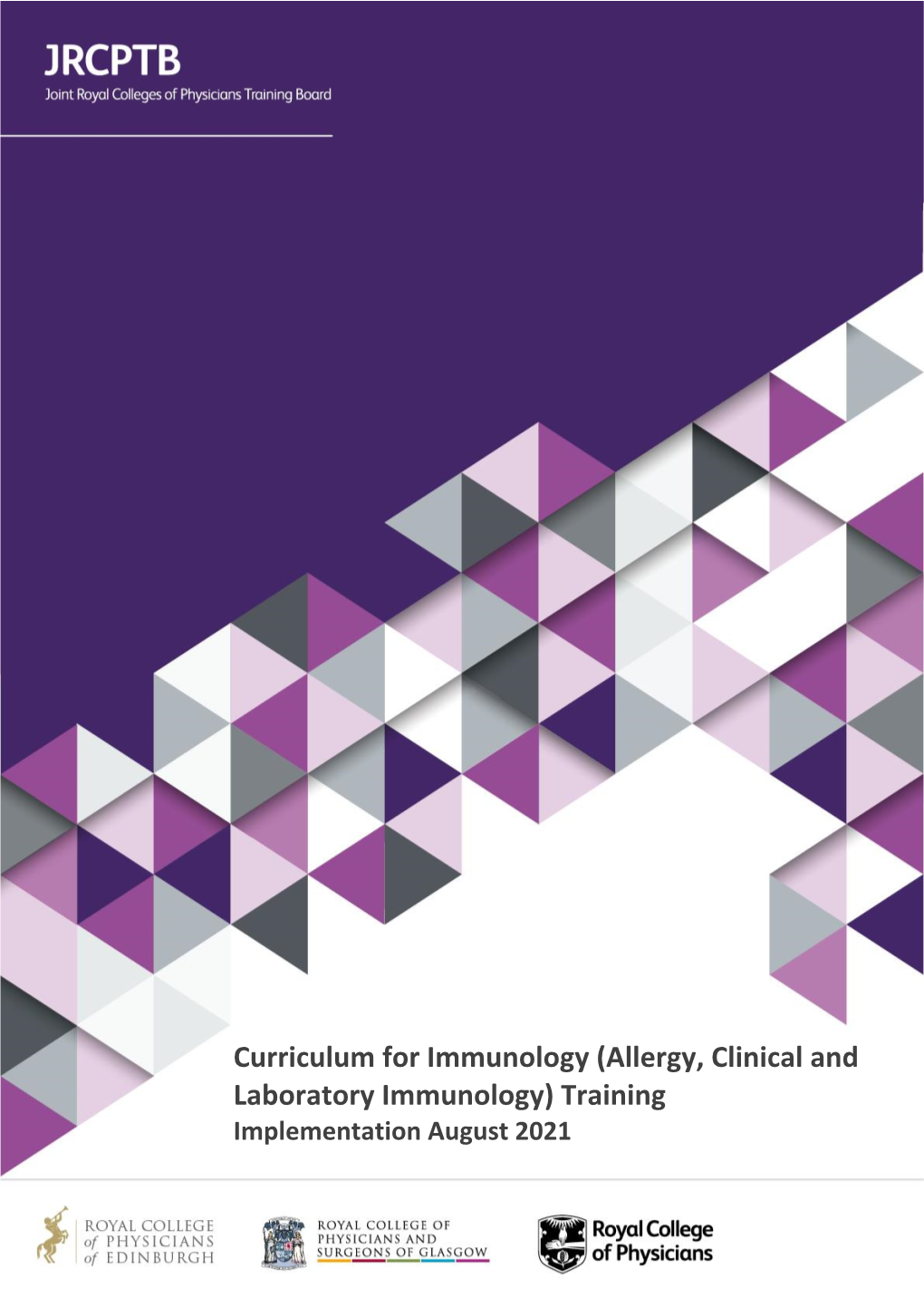 (Allergy, Clinical and Laboratory Immunology) 2021 Curriculum