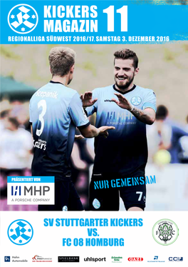 Kickers Magazin 11 Regionalliga Südwest 2016/17, Samstag 3