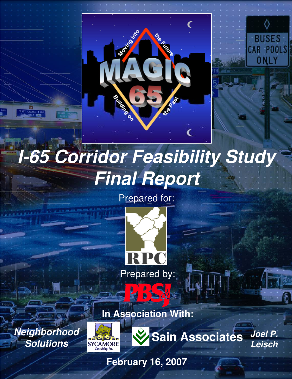 I-65 Corridor Feasibility Study Final Report Prepared For