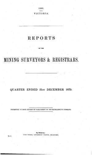 Mining Surveyors & Registrars
