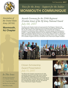 Monmouth Communique