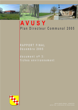 PD AVUSY Doc 3 Fiches Environnement.Indd