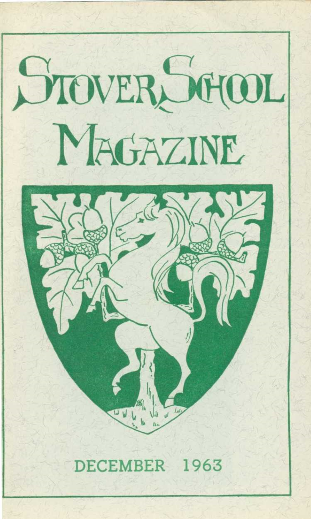 Stover School Magazine 1963