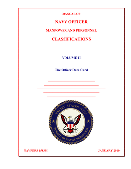 Navy Officer Manpower And
