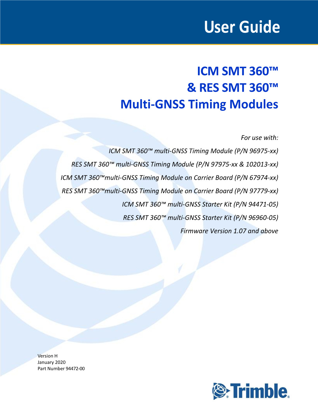 User Guide ICM SMT