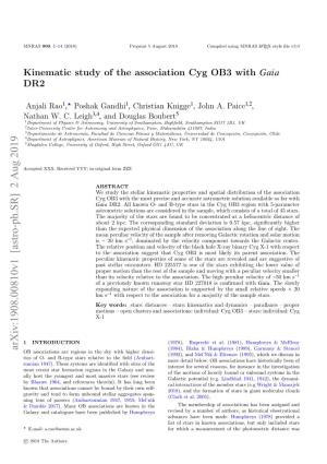 Kinematic Study of the Association Cyg OB3 with Gaia DR2