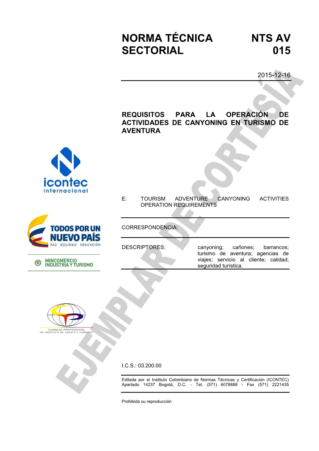 Norma Técnica Ntc Colombiana 947-1