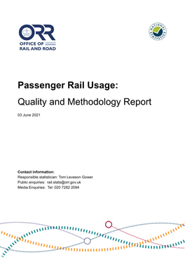 Passenger Rail Usage Quality