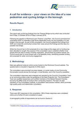 Thames Bridge Full Report