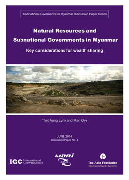 Ref Doc Natural Resources and Subnational