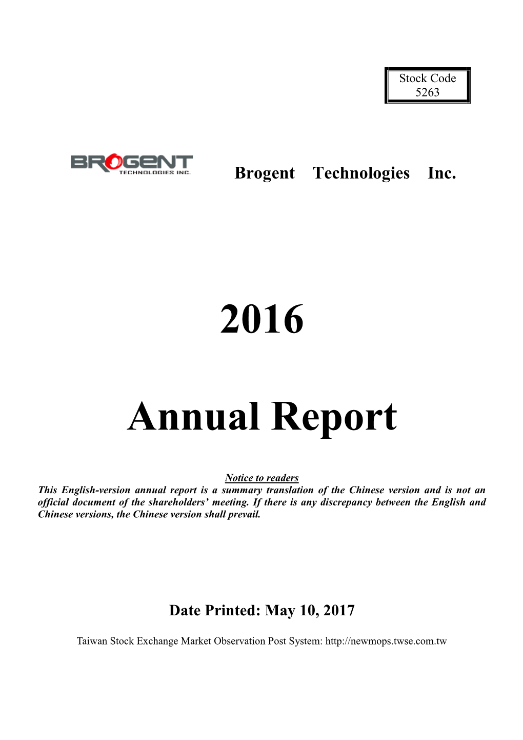 2016 Annual Report