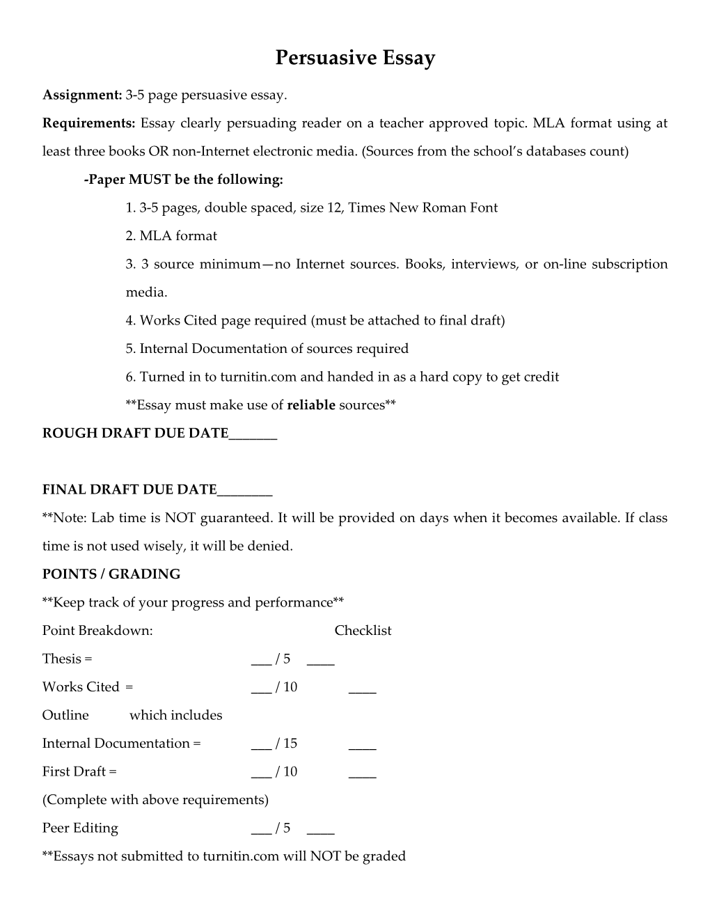 Persuasive Essay s1