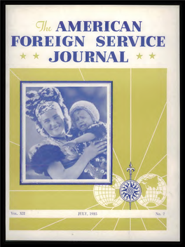 The Foreign Service Journal, July 1935