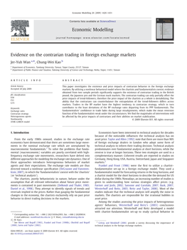 Evidence on the Contrarian Trading in Foreign Exchange Markets