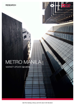 Metro Manila Market Update Q2 2018