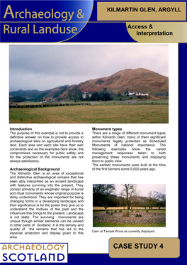 Kilmartin Glen Case Study 4