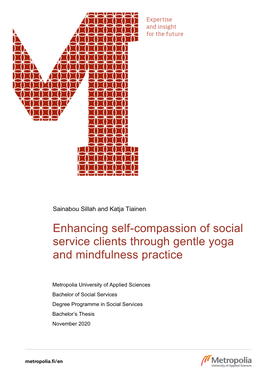 Enhancing Self-Compassion of Social Service Clients Through Gentle Yoga and Mindfulness Practice