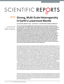 Strong, Multi-Scale Heterogeneity in Earth's Lowermost Mantle