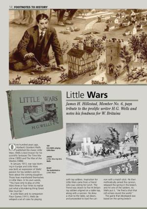 Little Wars James H