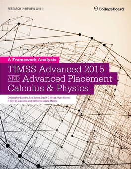 A Framework Analysis TIMSS Advanced 2015 and Advanced Placement Calculus & Physics
