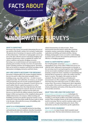 Facts About: Underwater Surveys
