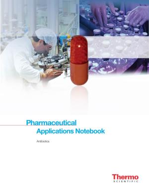 Pharmaceutical Applications Notebook