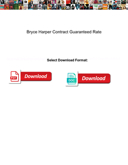 Bryce Harper Contract Guaranteed Rate