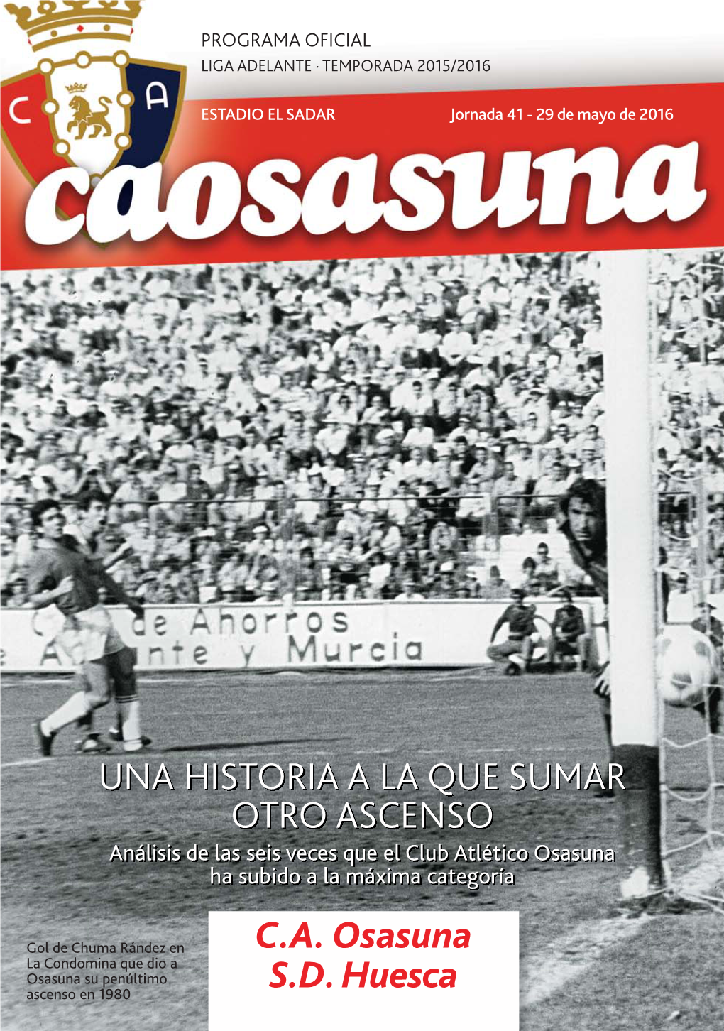 OSASUNA 29 Mayo 2016:Osasuna 2012-13 26/05/16 23:14 Página 1