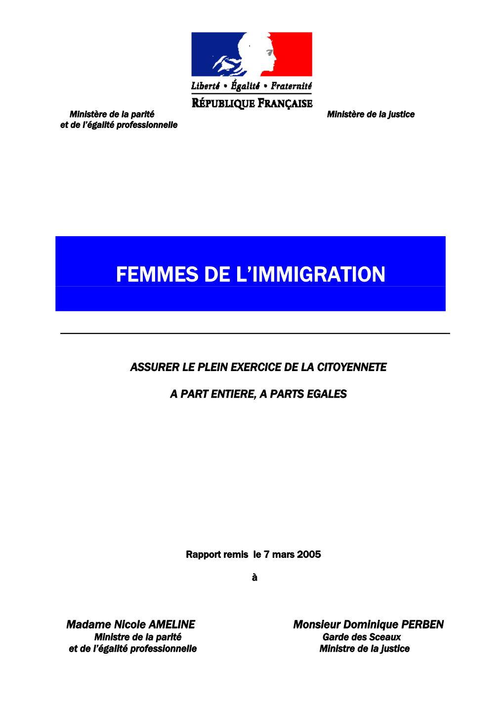 Femmes De L'immigration