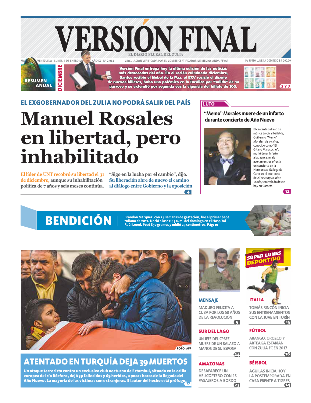 Manuel Rosales En Libertad, Pero Inhabilitado