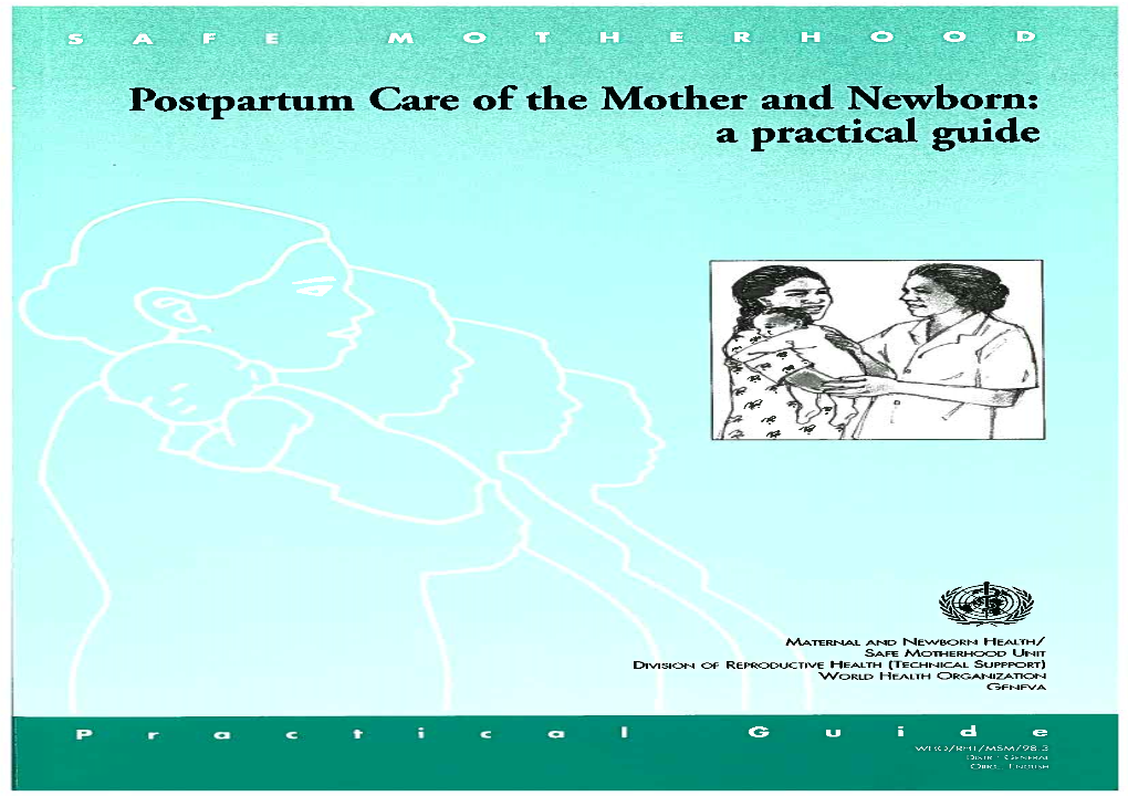 Postpartum Care for the Mother and Newborn