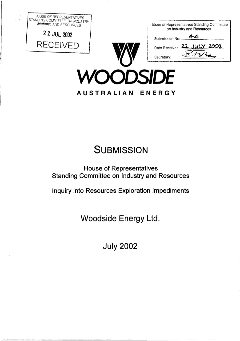 W000side Australian Energy