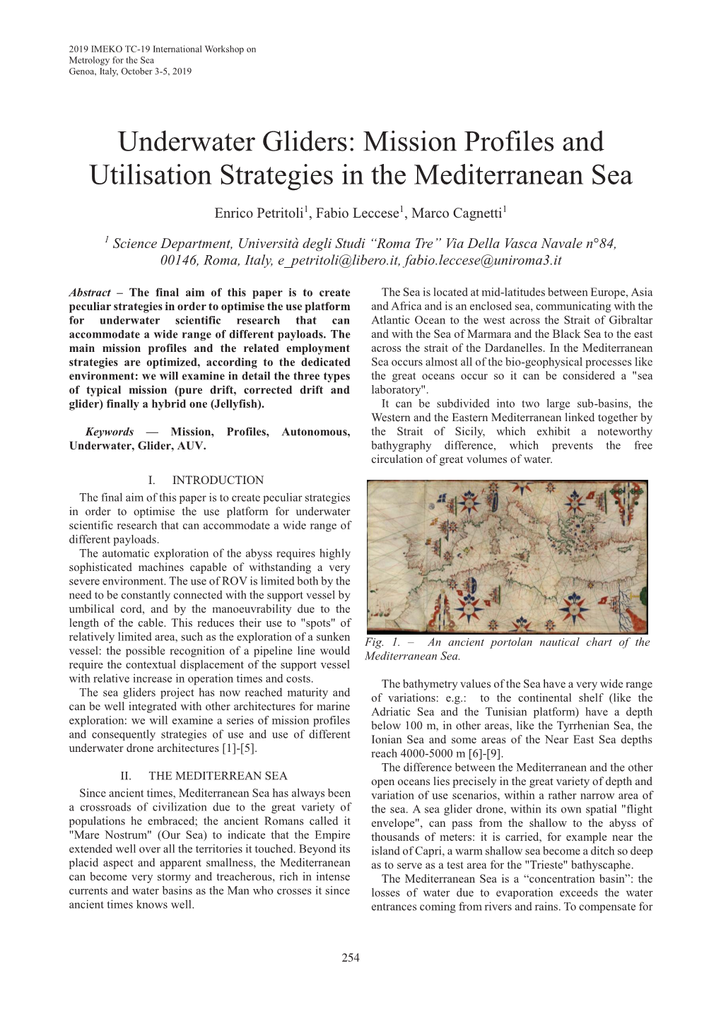 Underwater Gliders: Mission Profiles and Utilisation Strategies in the Mediterranean Sea