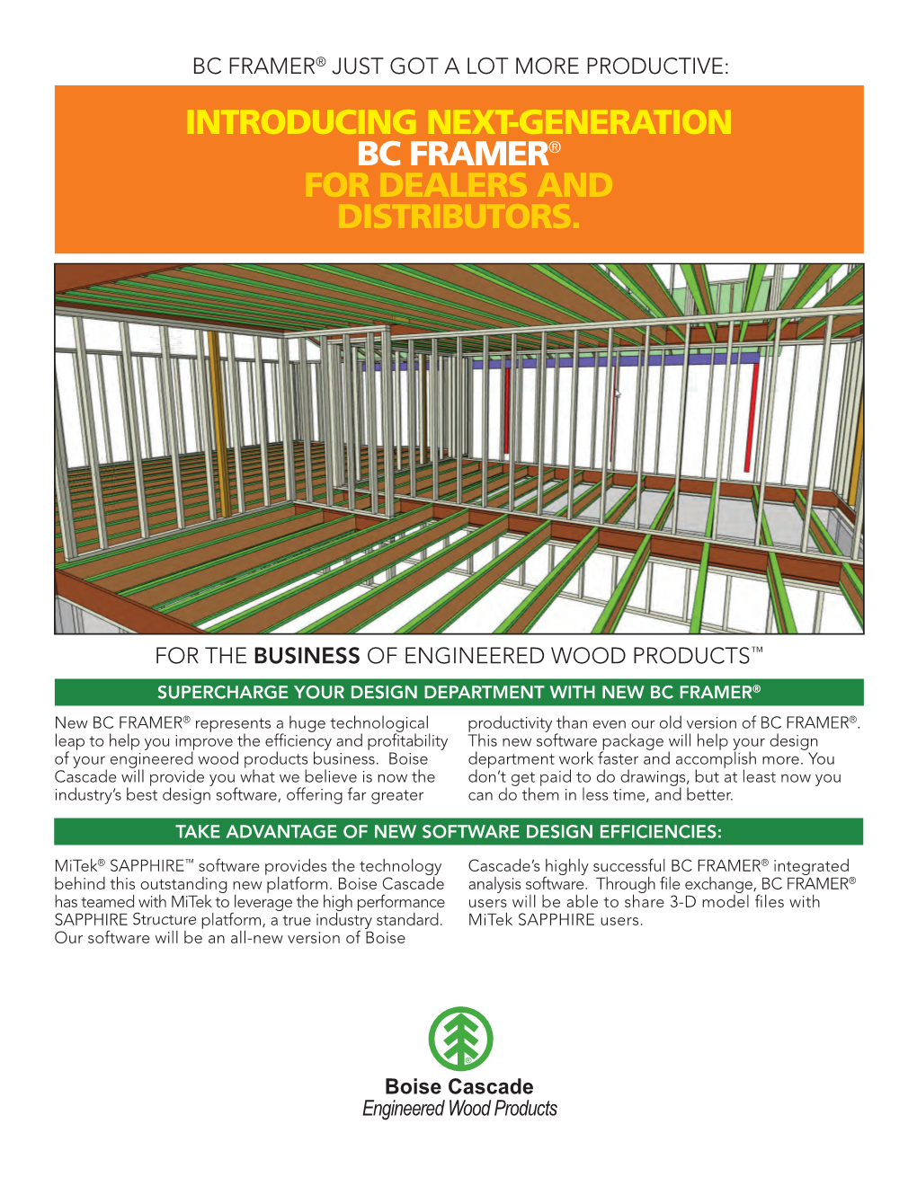 BC Framer® Brochure for Dealers and Distributors